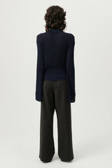 SOULLAND Kiki Polo Jumper Knitwear Navy