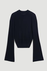 SOULLAND Kiki Polo Jumper Knitwear Navy