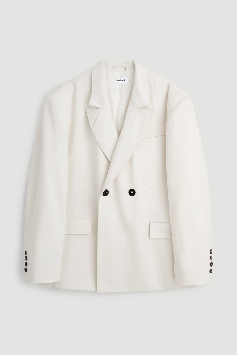 SOULLAND LETO blazer Jacket/coat/vest White