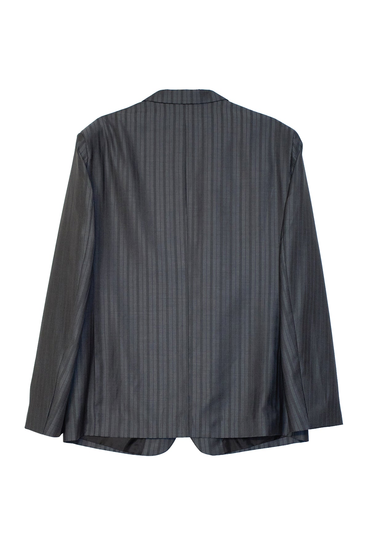 SOULLAND LUCA grey stripe blazer Suit jacket Grey