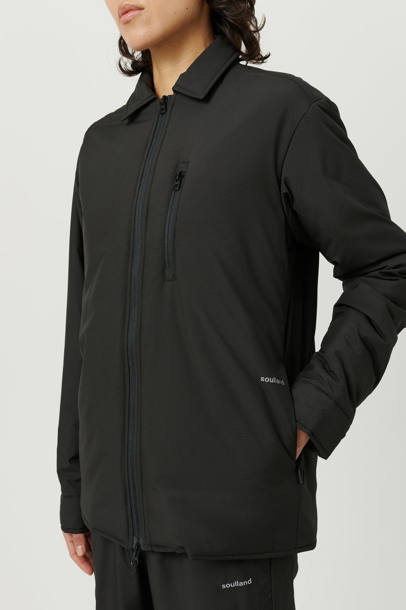 SOULLAND LEVI shirt jacket Jacket/coat/vest Black