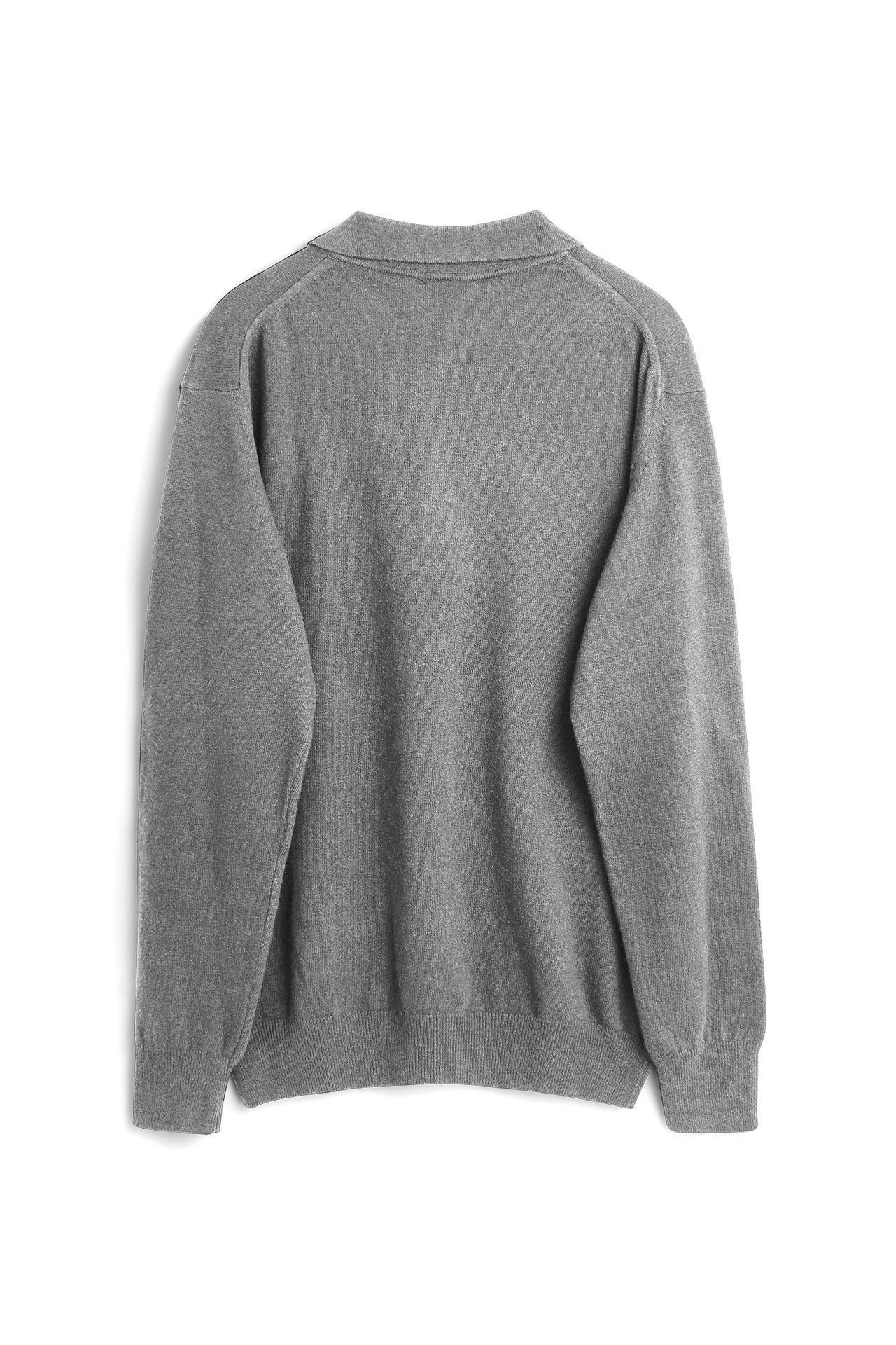 SOULLAND MARCEL polo jumper Knitwear Grey Melange