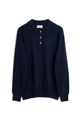 SOULLAND MARCEL polo jumper Knitwear Navy