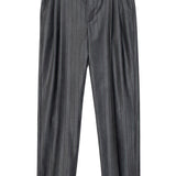 SOULLAND MARCO grey stripe pants Pants Grey