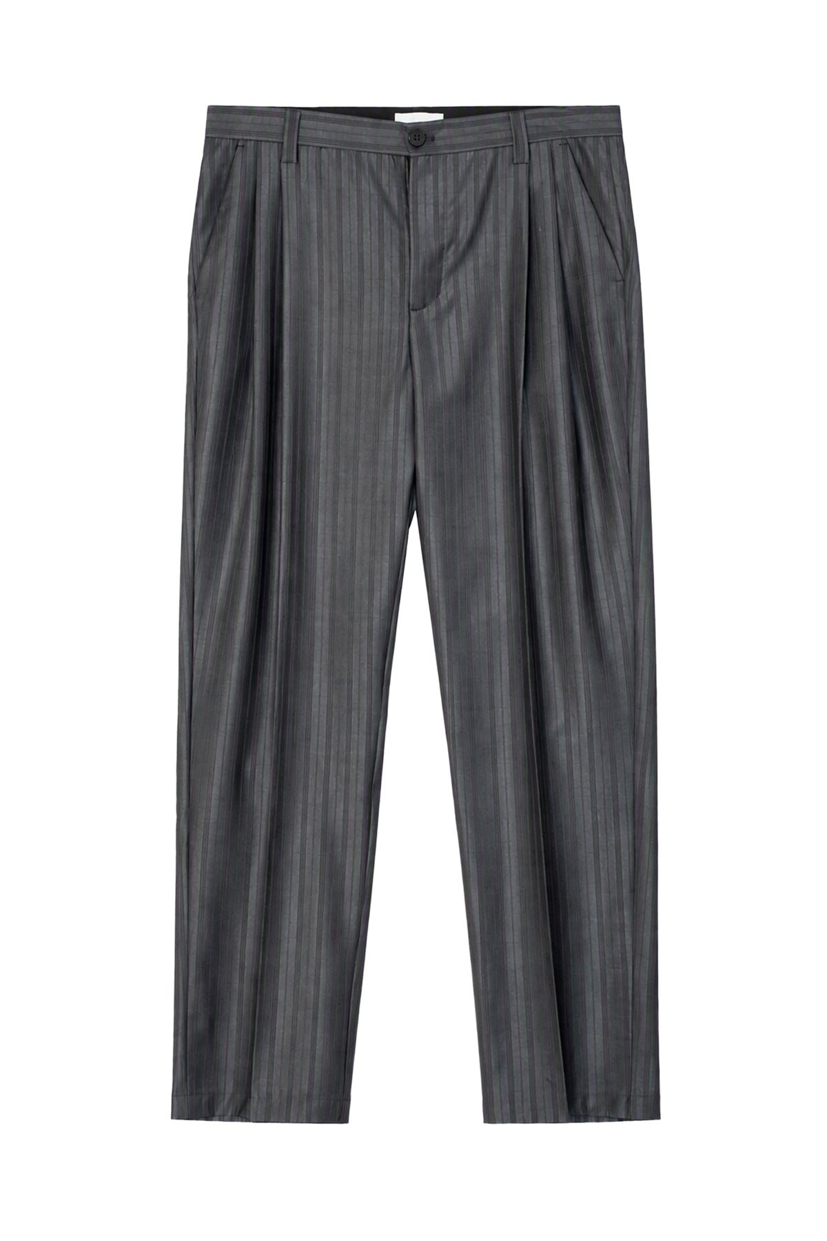 SOULLAND MARCO grey stripe pants Pants Grey