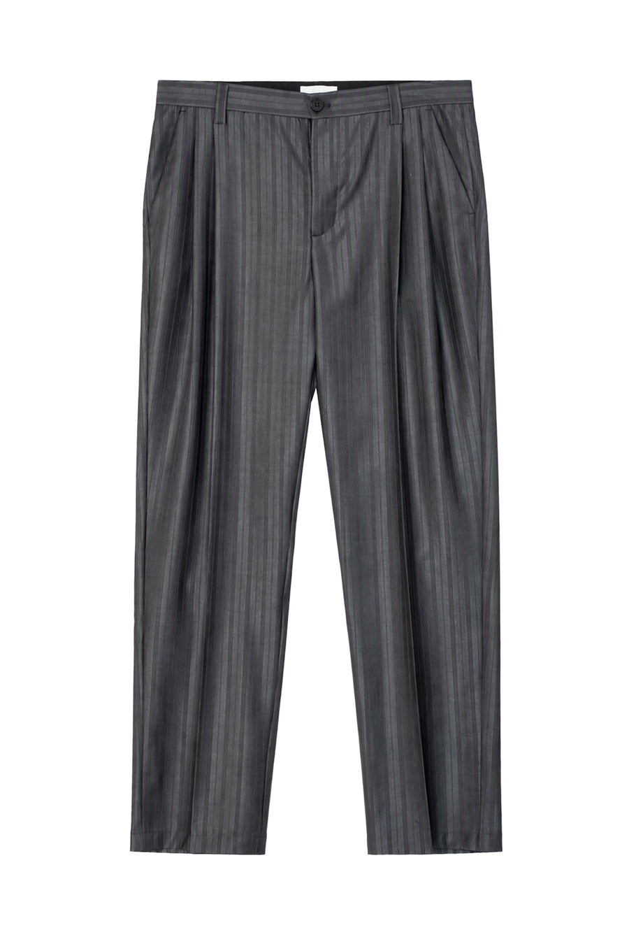 SOULLAND MARCO grey stripe pants Pants Grey