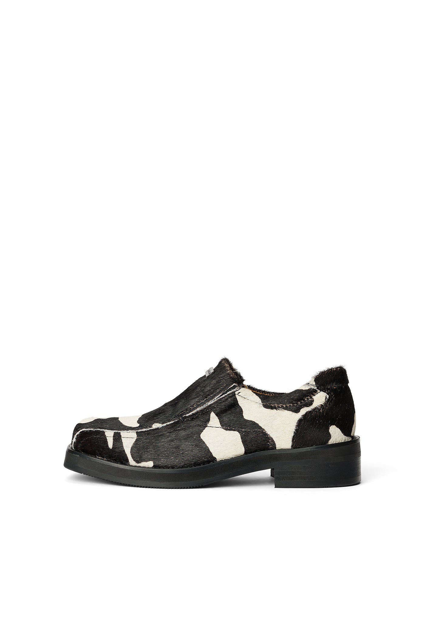 [Smooth mood] / ☆ Key Pony Hair Loafer / White MIDORI womens pony loafer – Soulland