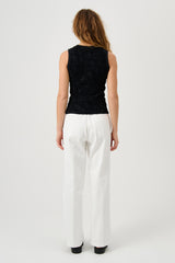 SOULLAND MIRA plush top Top Black