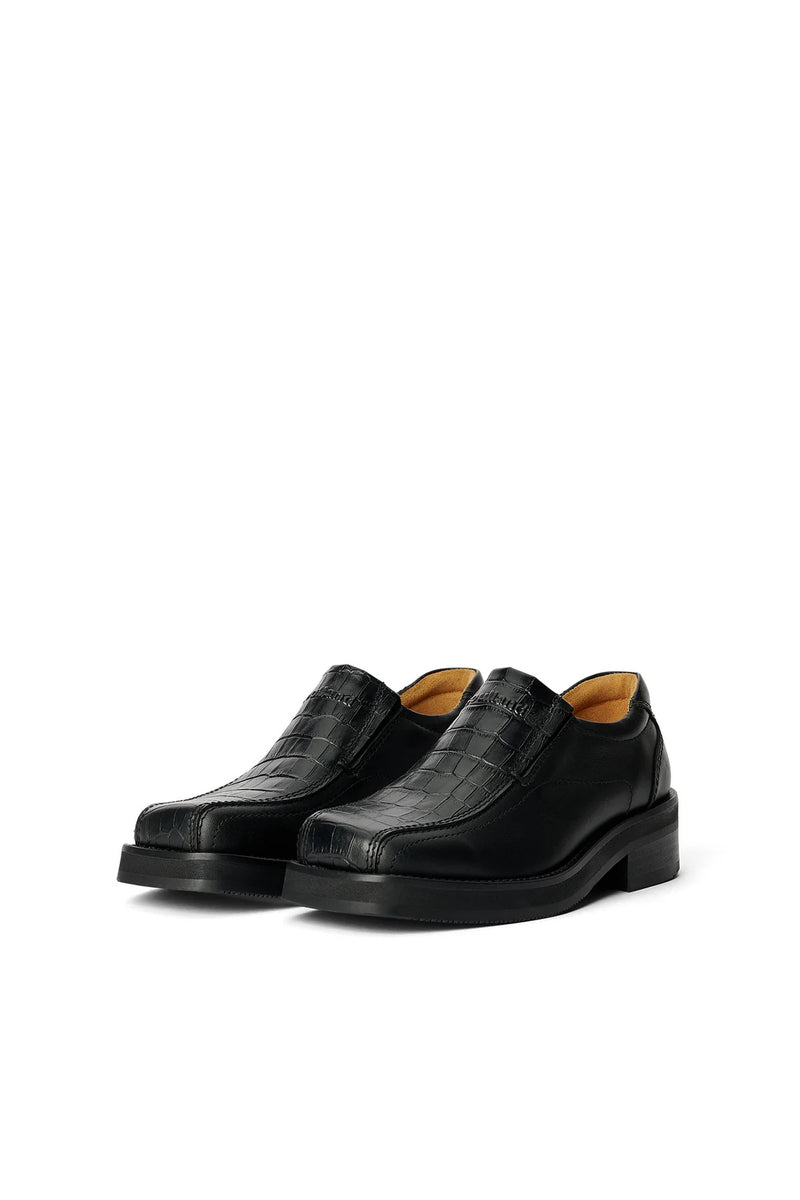 MOOG croco loafers — alternate view