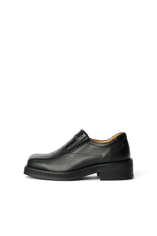 SOULLAND MOOG croco loafers Footwear Black
