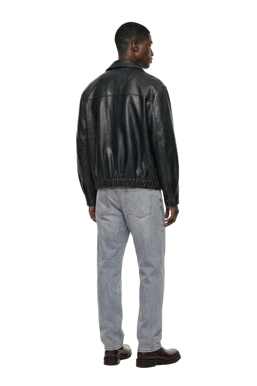 SOULLAND MURPHY leather jacket Jacket/coat/vest Black
