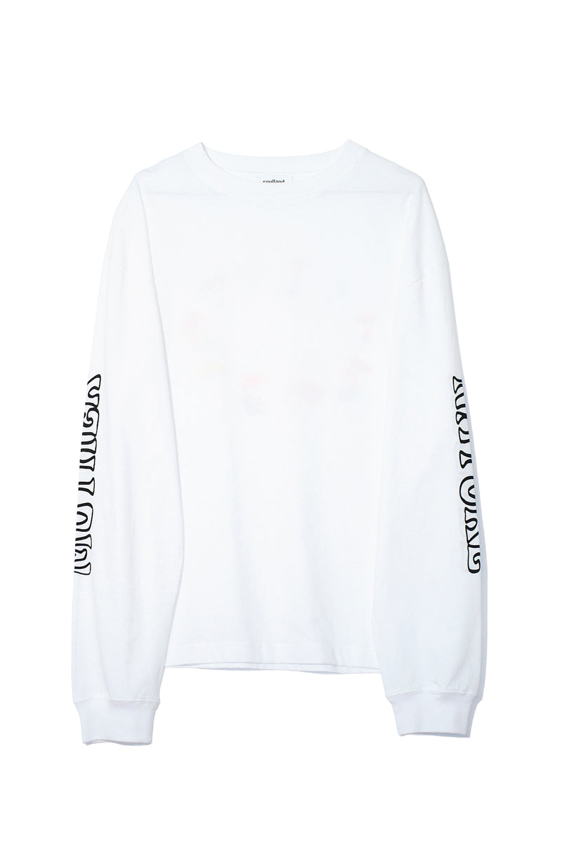 SOULLAND MUSHROOM CLOUD L/S T-shirt T-shirt White