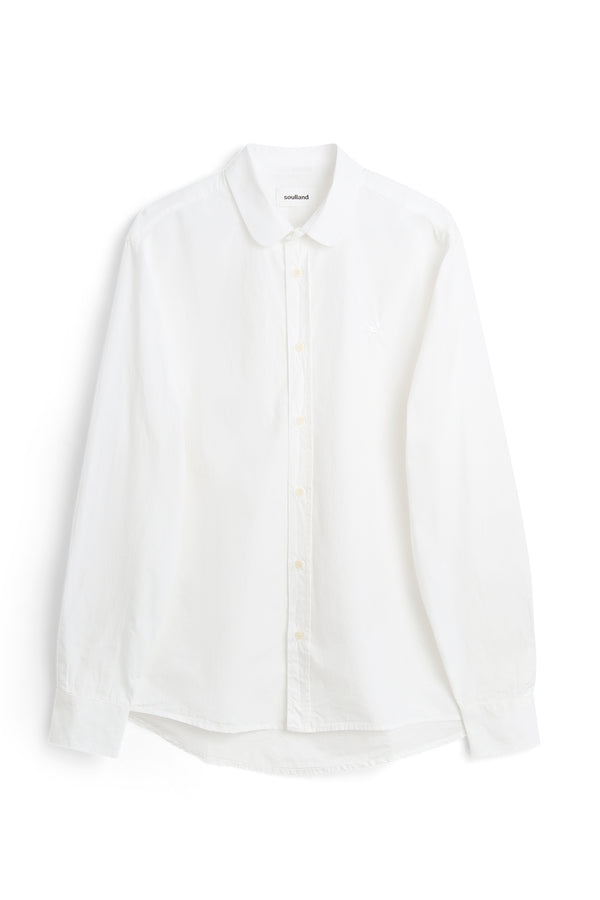 SOULLAND OLLIE poplin shirt Shirt White
