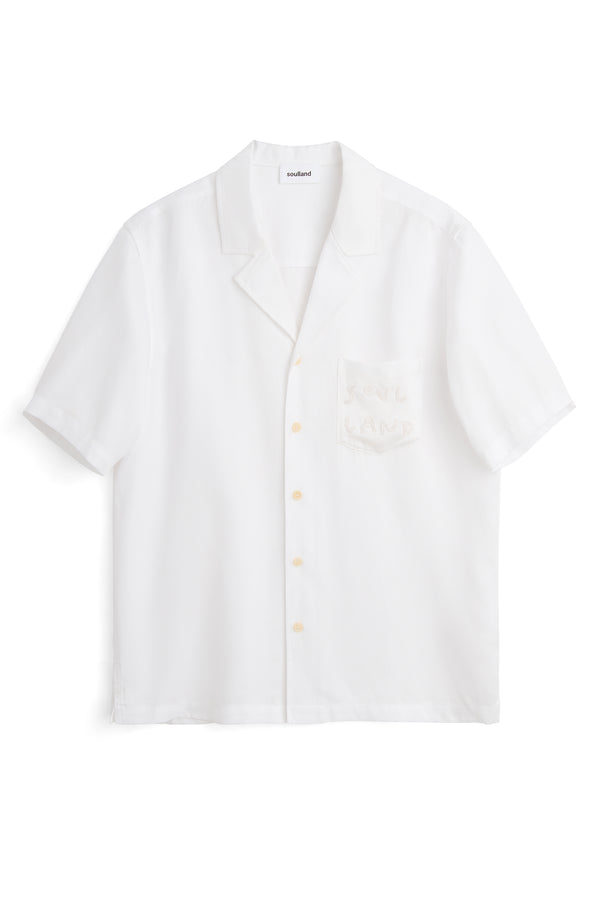 SOULLAND ORSON beaded shirt Shirt White