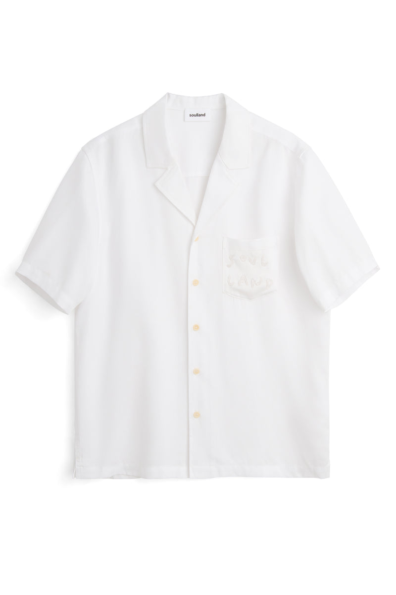 SOULLAND ORSON beaded shirt Shirt White