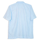 SOULLAND ORSON blue green stripe Shirt Blue green stripe
