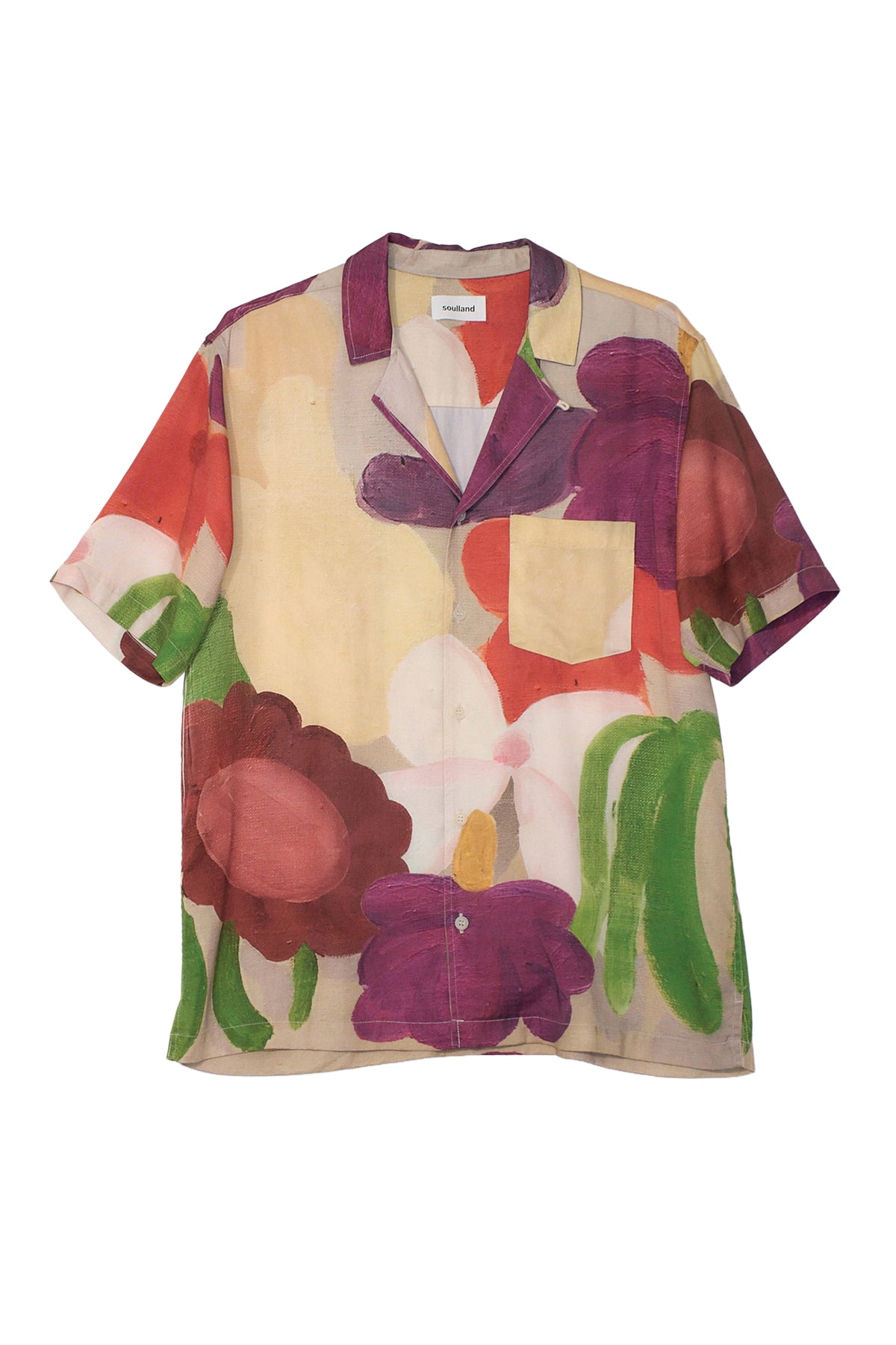 SOULLAND ORSON flow AOP Shirt Multi AOP