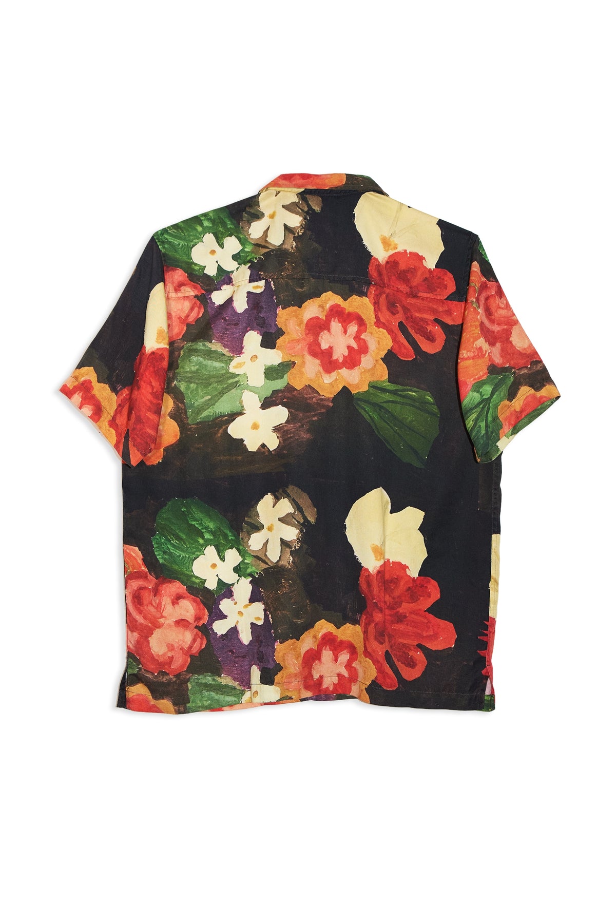 SOULLAND ORSON flower aop Shirt Black multi