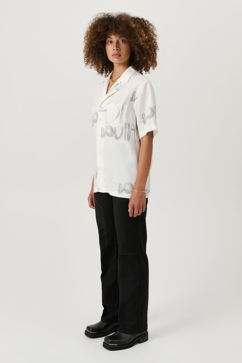 SOULLAND ORSON shirt Shirt White AOP