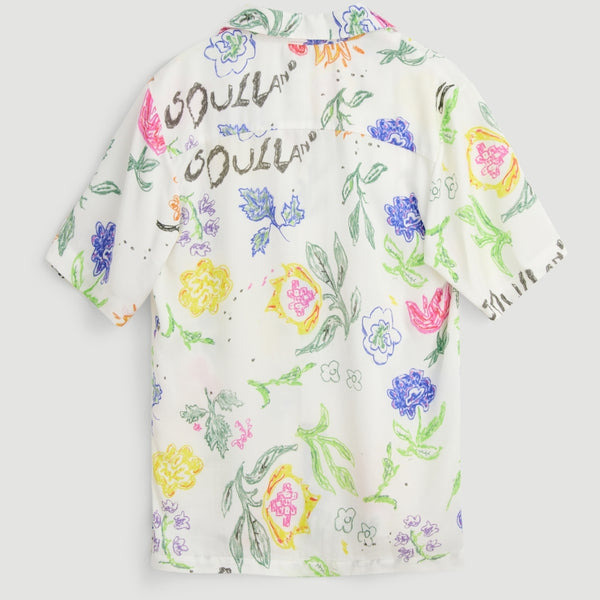 SOULLAND ORSON shirt Shirt White AOP