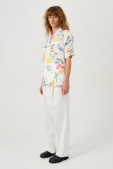 SOULLAND ORSON shirt Shirt White AOP