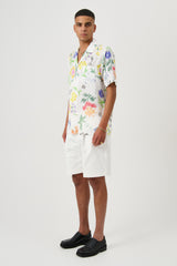 SOULLAND ORSON shirt Shirt White AOP