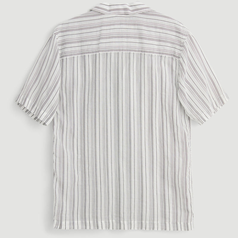 SOULLAND ORSON shirt Shirt Black pinstripe