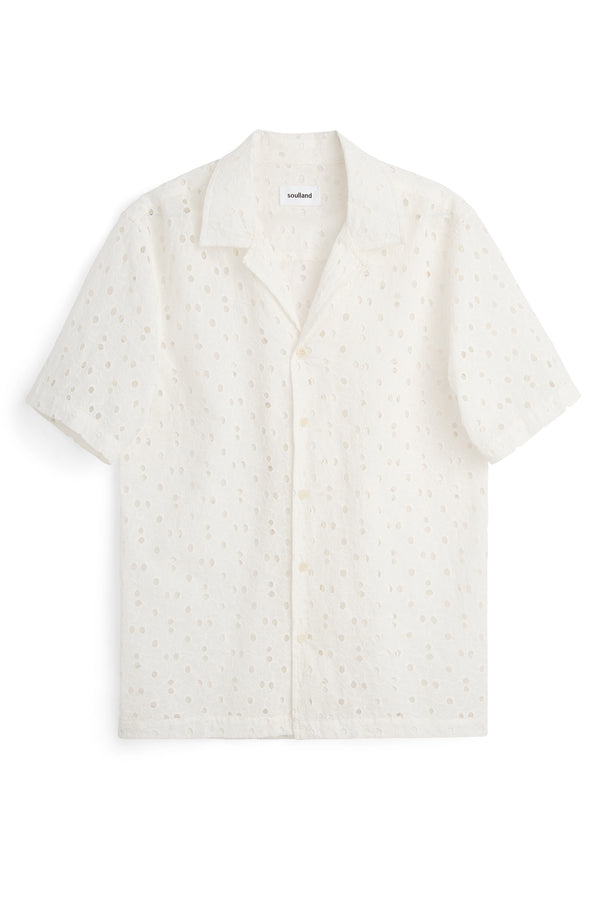 SOULLAND ORSON shirt Shirt Off White