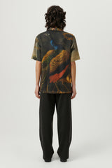 SOULLAND ORSON shirt Shirt Brown AOP