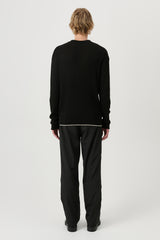 SOULLAND PAUL longsleeved polo Knitwear Black multi