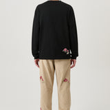 SOULLAND PEPE long sleeve T-shirt T-shirt Black