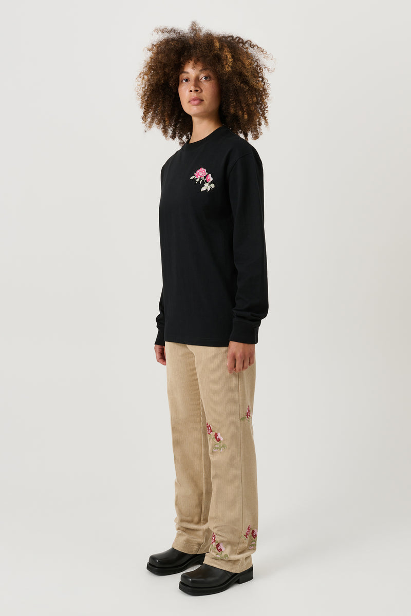 SOULLAND PEPE long sleeve T-shirt T-shirt Black