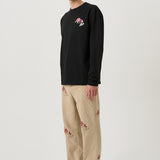 SOULLAND PEPE long sleeve T-shirt T-shirt Black