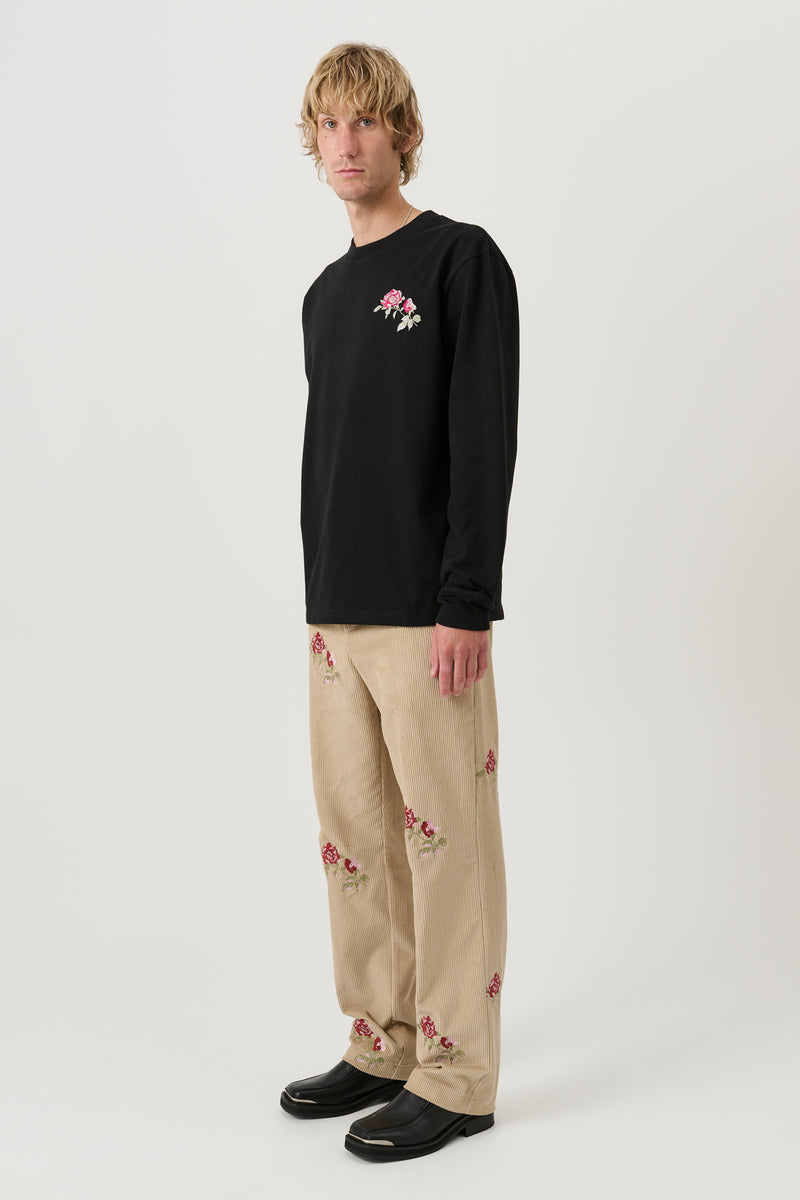 SOULLAND PEPE long sleeve T-shirt T-shirt Black