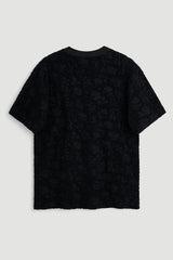 SOULLAND PLUSH T-shirt Top Black