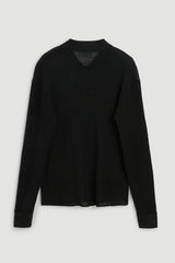 SOULLAND Paul LS polo Knitwear Black