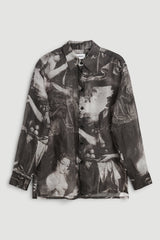 SOULLAND Perry Shirt Shirt Black AOP