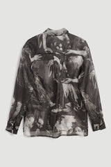 SOULLAND Perry Shirt Shirt Black AOP