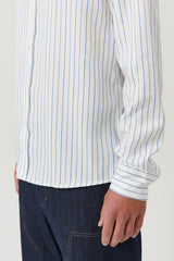 SOULLAND RADO shirt Shirt Navy pinstripes