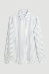 SOULLAND RADO shirt Shirt Navy pinstripes