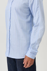 SOULLAND RADO shirt Shirt Blue pinstripe