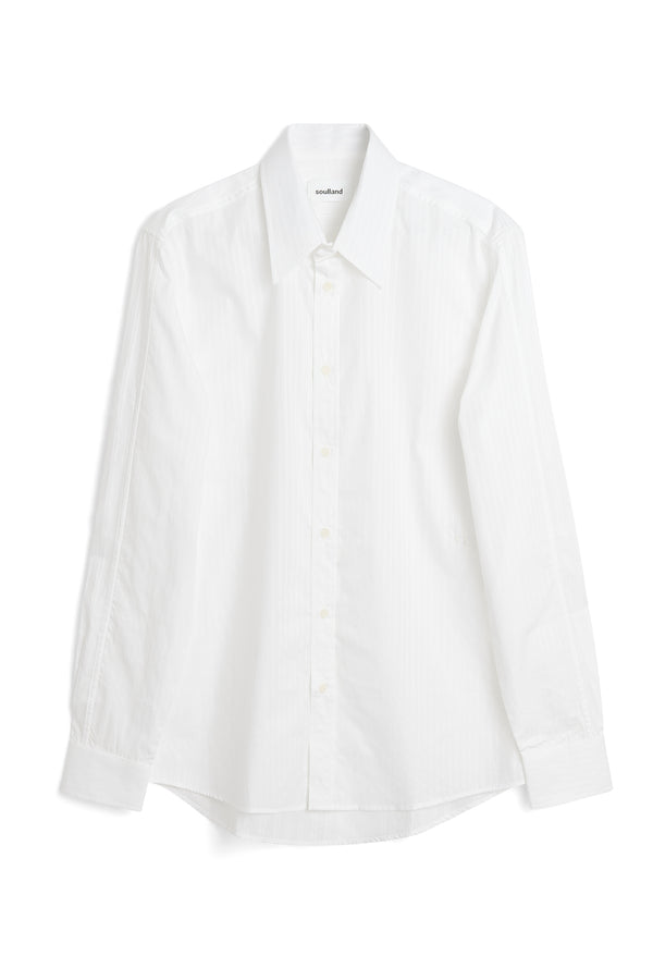 SOULLAND RADO shirt Shirt White stripe