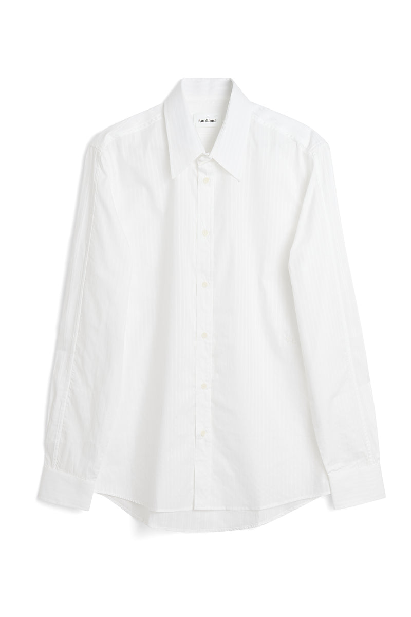 SOULLAND RADO shirt Shirt White stripe