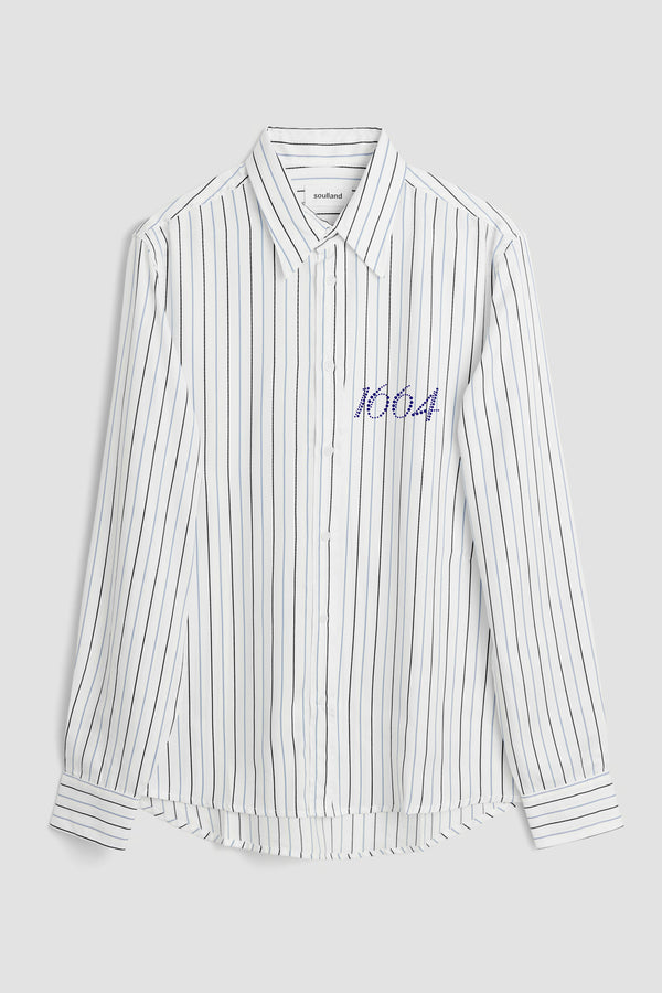 SOULLAND RADO shirt Shirt Navy multi