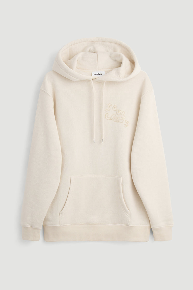 SOULLAND RIKO hoodie Sweatshirt/hoodie Off White