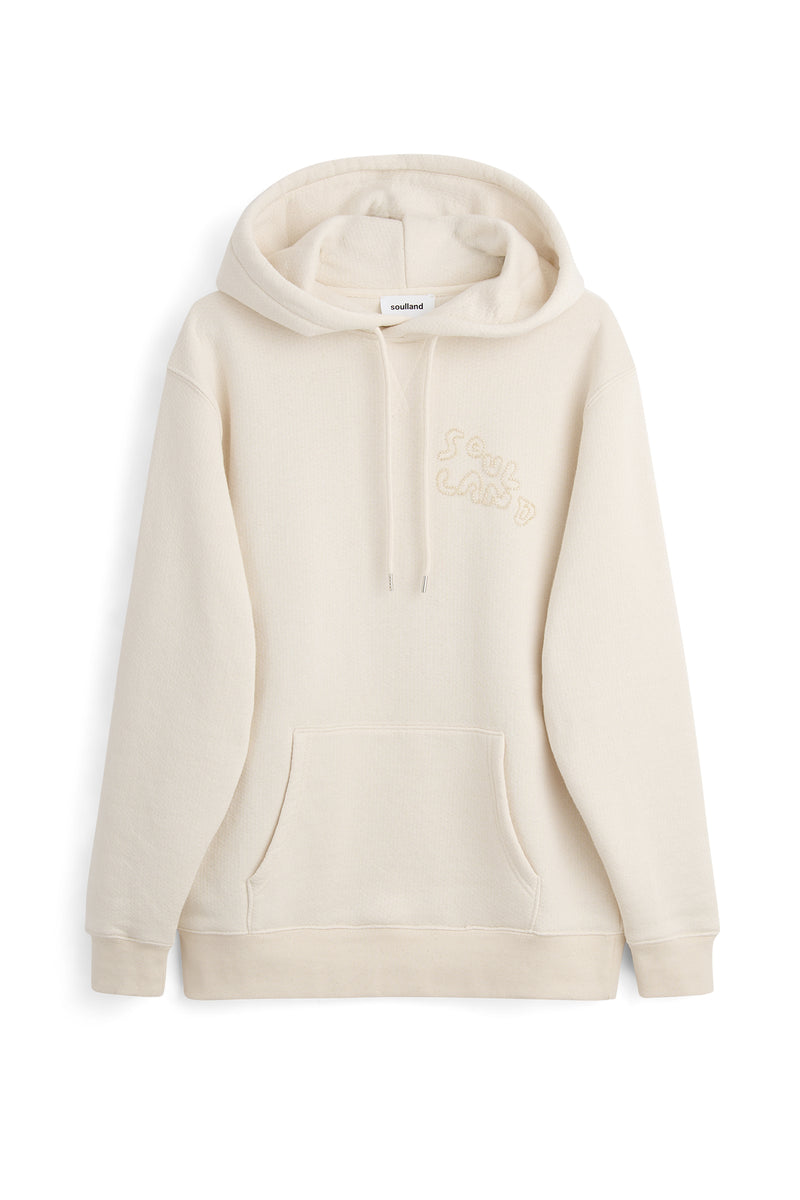 SOULLAND RIKO hoodie Sweatshirt/hoodie Off White