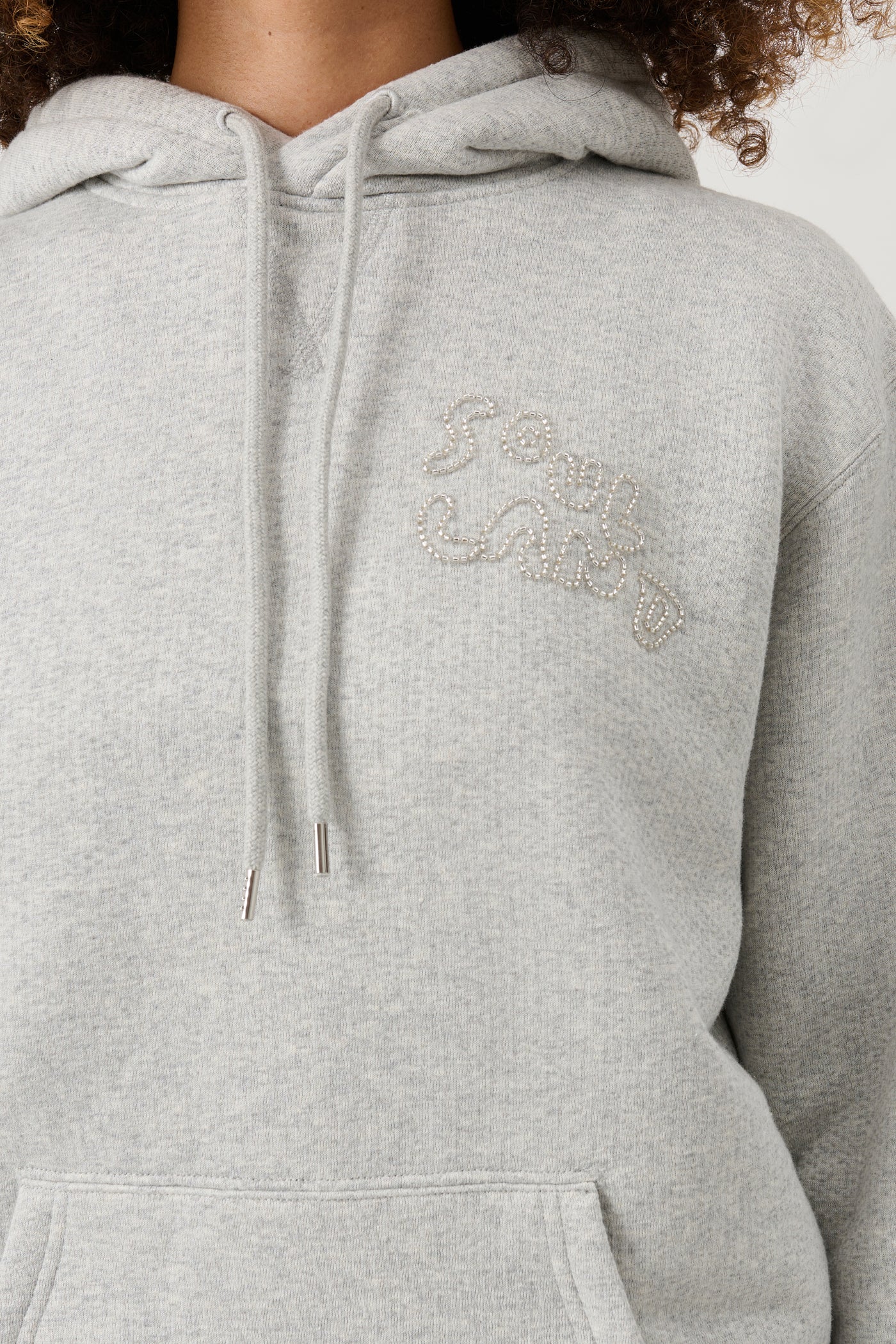 ★SLOW ACID★ Teens Sweatshirt Melange Light Grey Sweatshirt - Light gray melange - Kids | H&M US