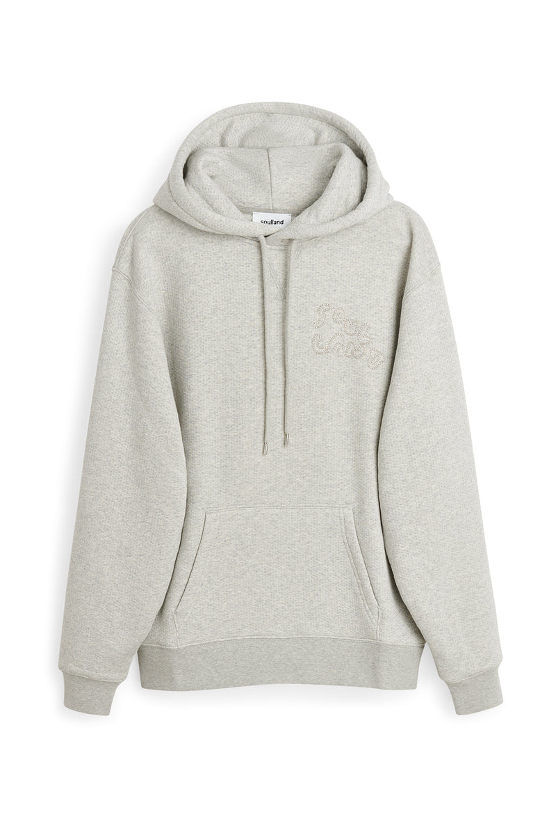 SOULLAND RIKO hoodie Sweatshirt/hoodie Grey Melange