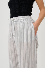 SOULLAND ROBERTA pants Pants Black pinstripe