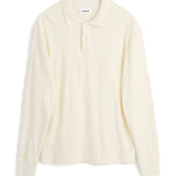 SOULLAND ROBERT l/s polo shirt Top Off White